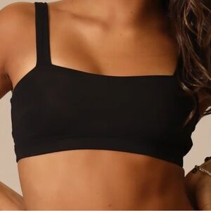 Tiger Friday Echo Crop Top in Black in Adult Extra Small.